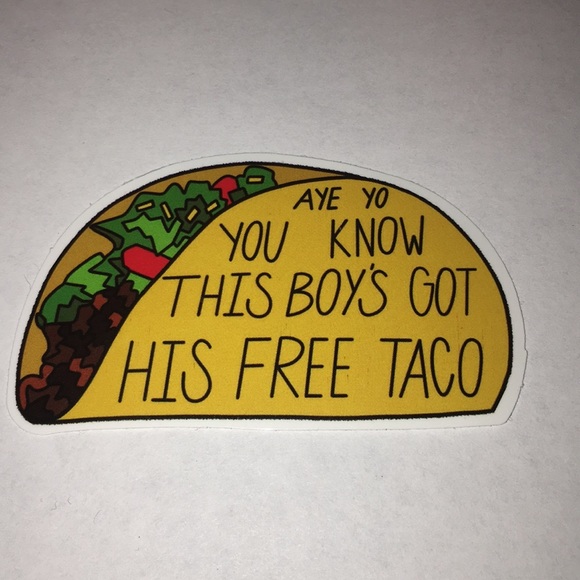 Other Free Taco Vine Sticker Poshmark